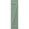 Ekena Millwork Americraft 4-Board (2 Batten) Wood Joined Board-n-Batten Shutters w/ Z-Bar, ARW102BB414X77TGH, PR ARW102BB414X77TGH - alternate 3